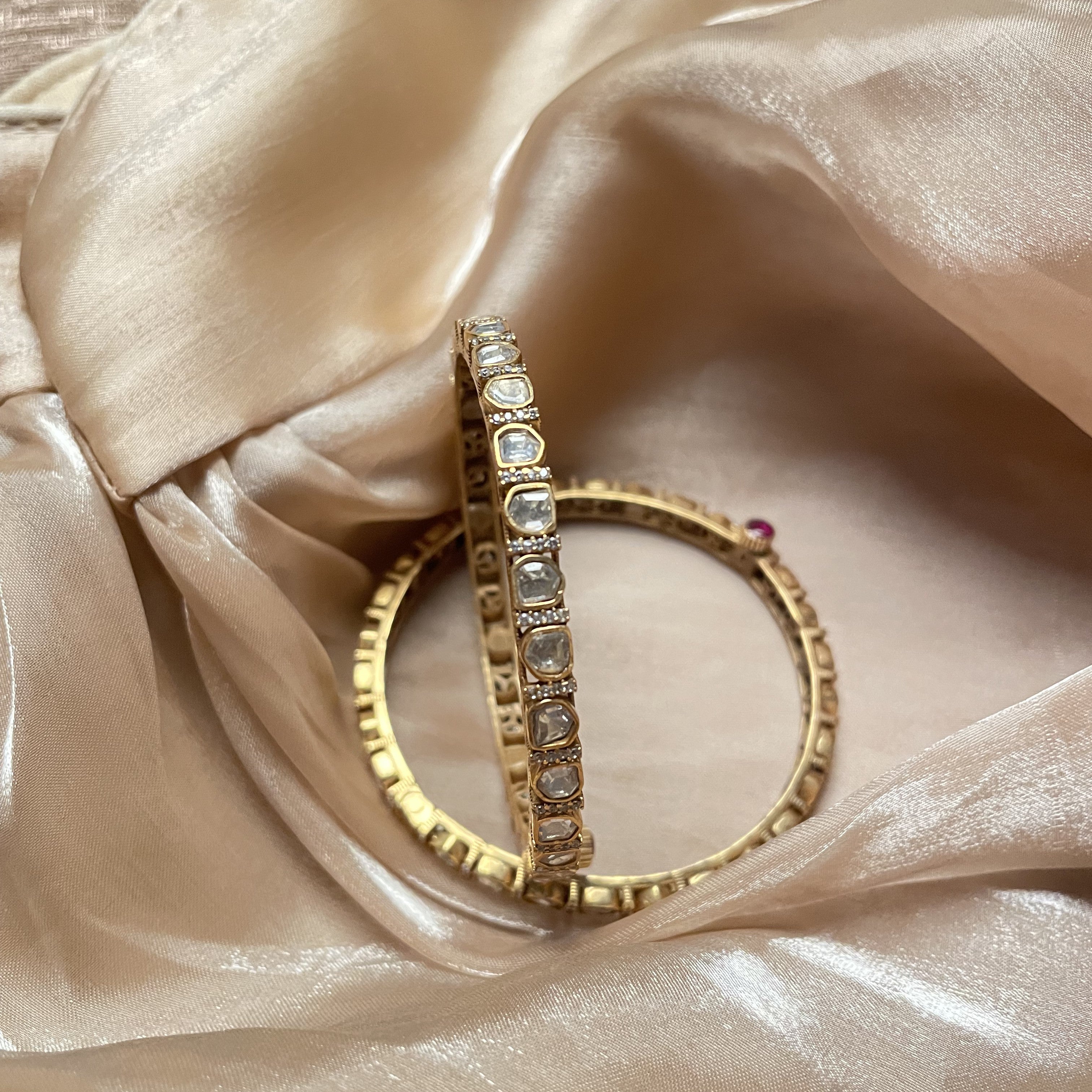 Reena Moissanite Designer Bangles