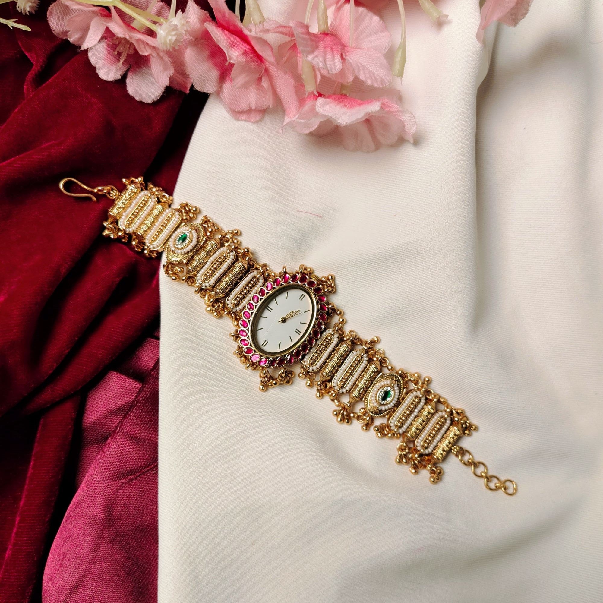 Pragya Antique Designer Watch Bracelet