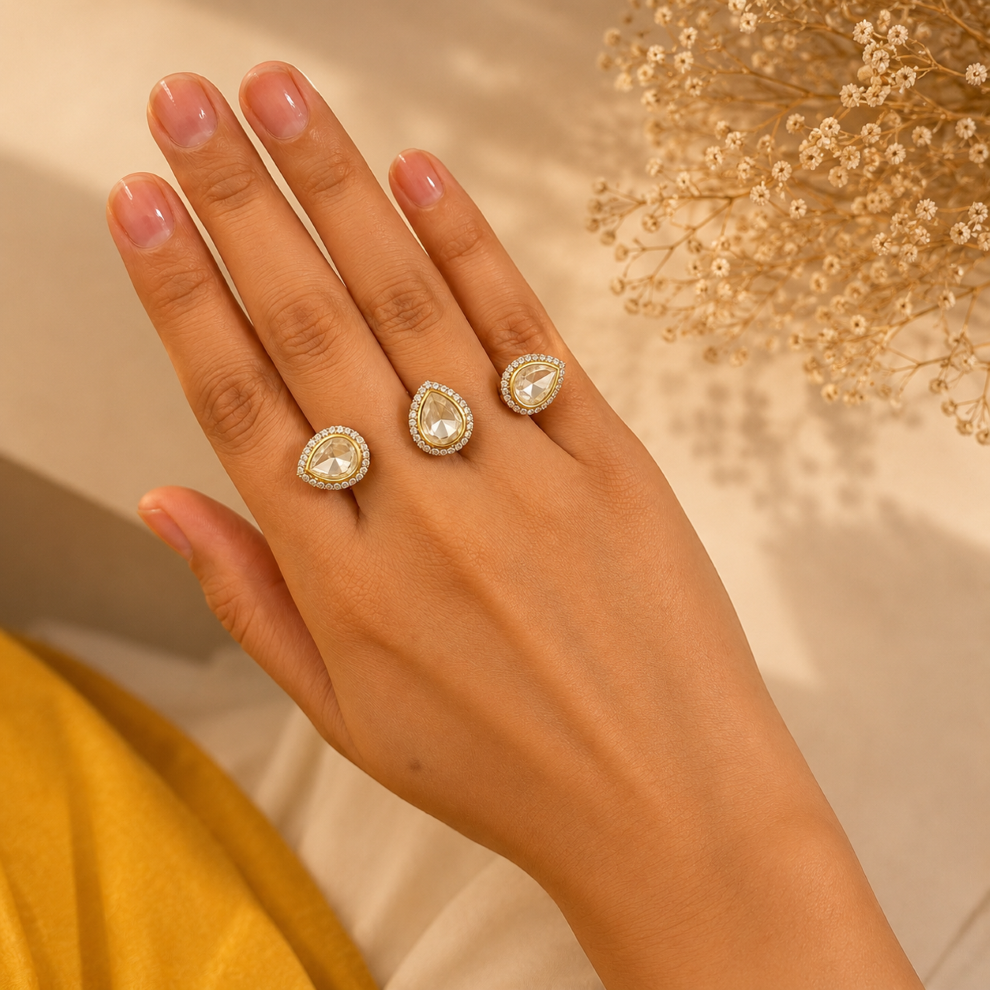 Vanya Moissanite Designer Ring