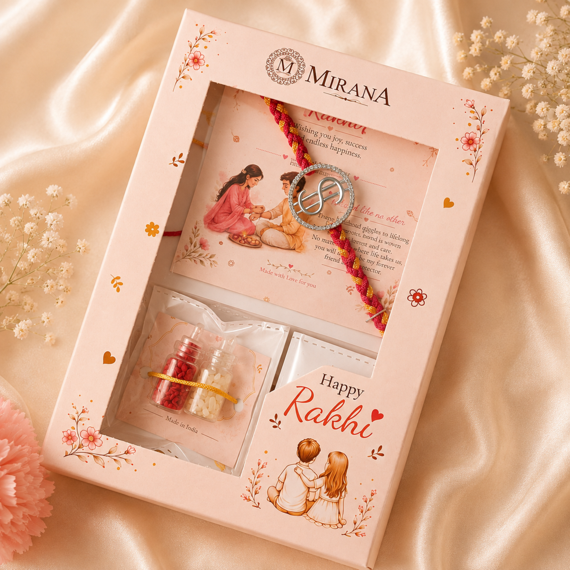Agastya CZ Designer Rakhi