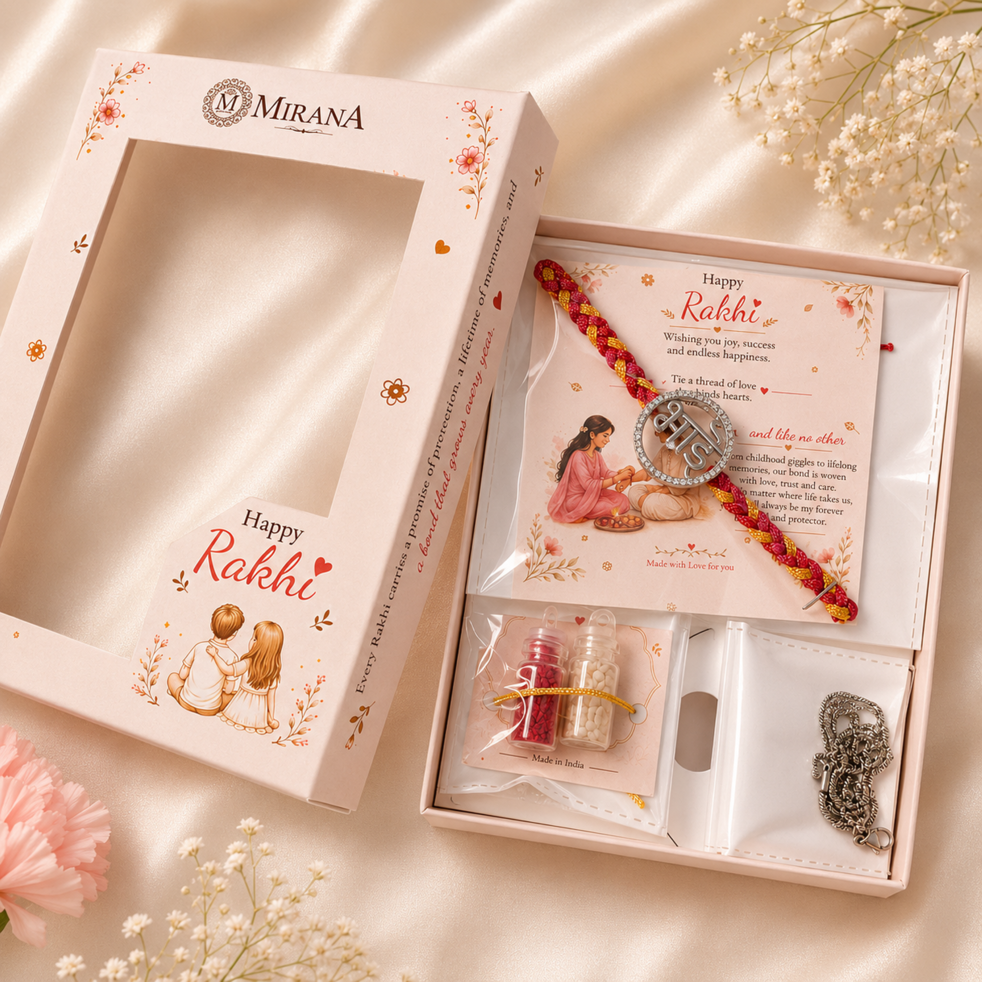 Advik CZ Designer Rakhi
