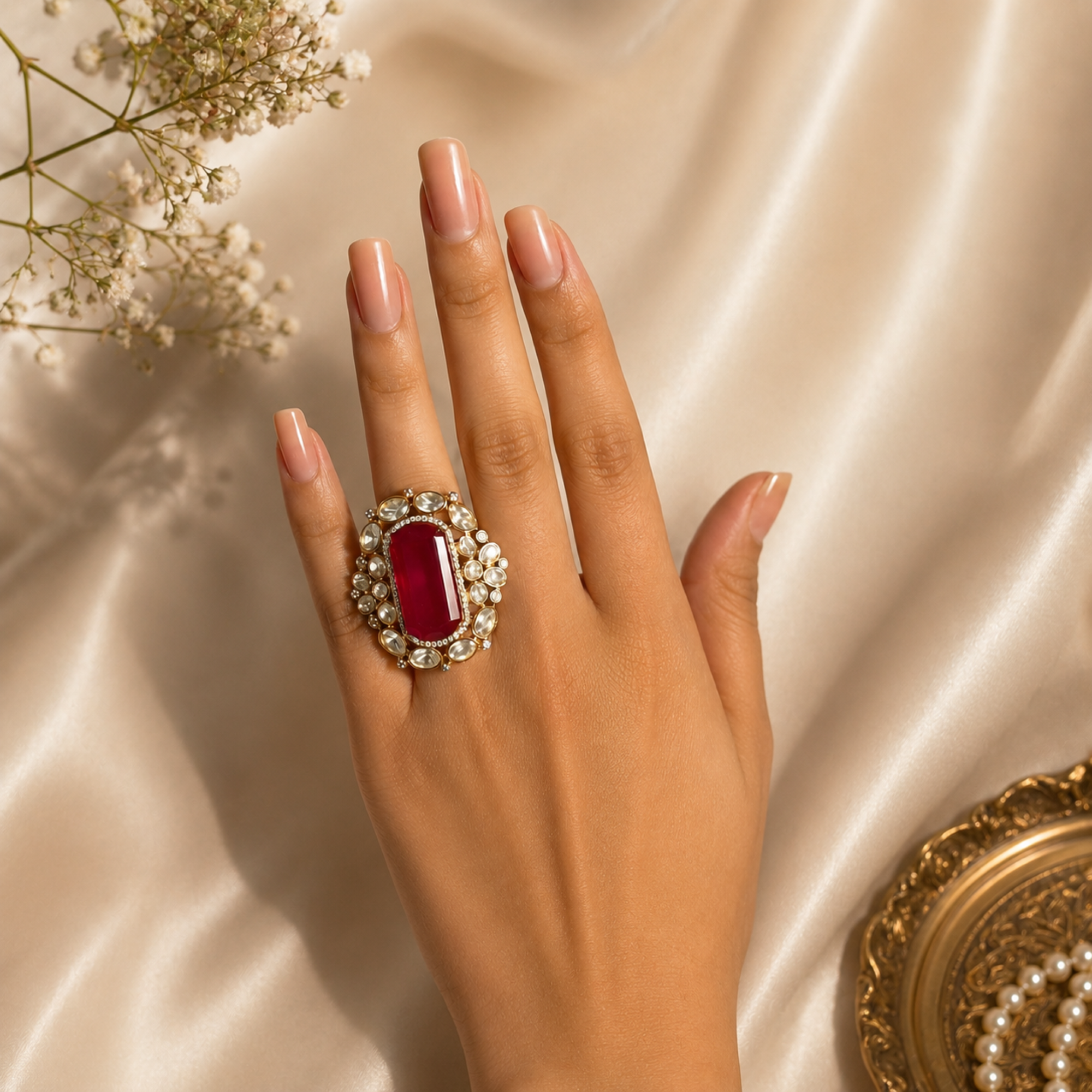 Kritika Moissanite Designer Ring