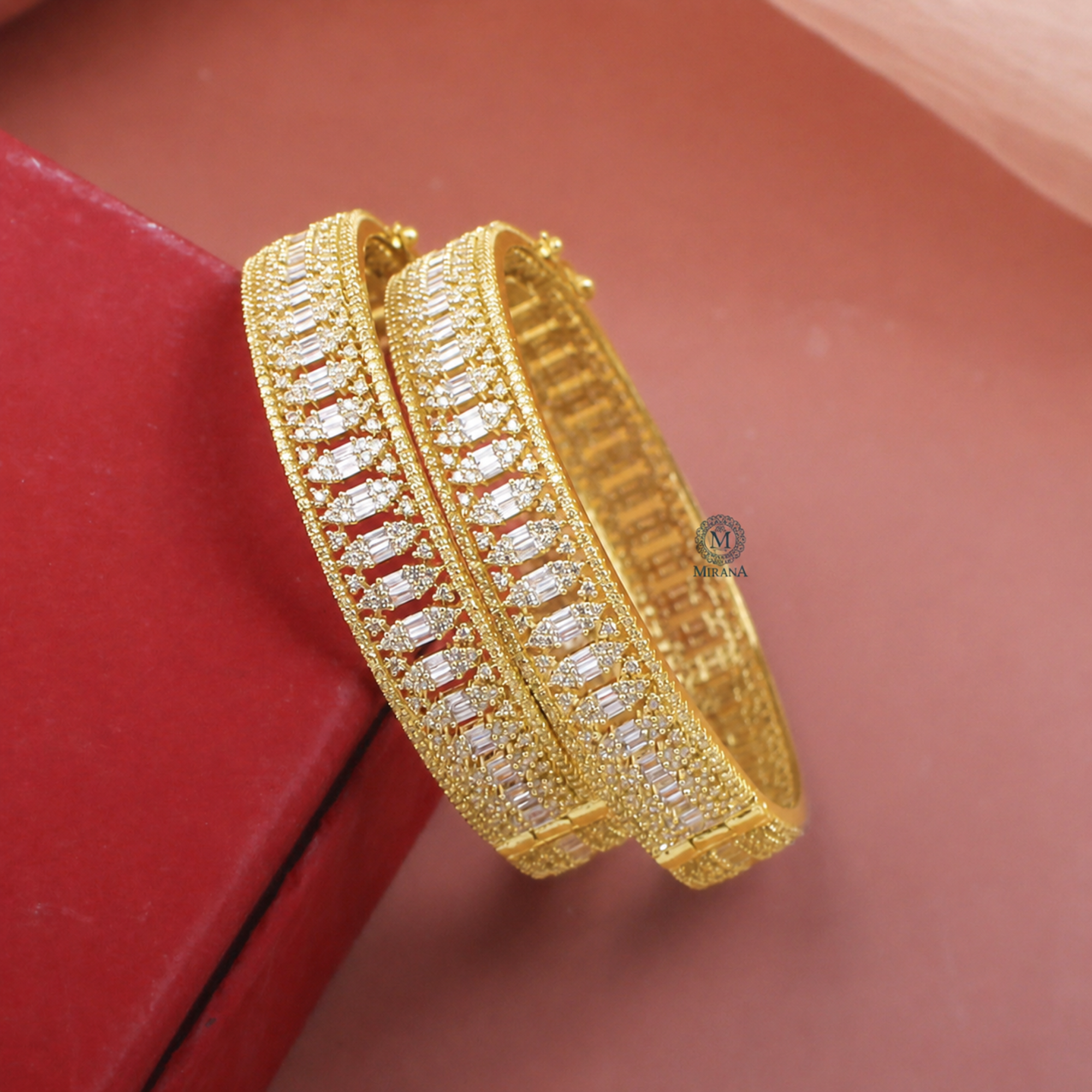 Aria CZ Designer Bangles