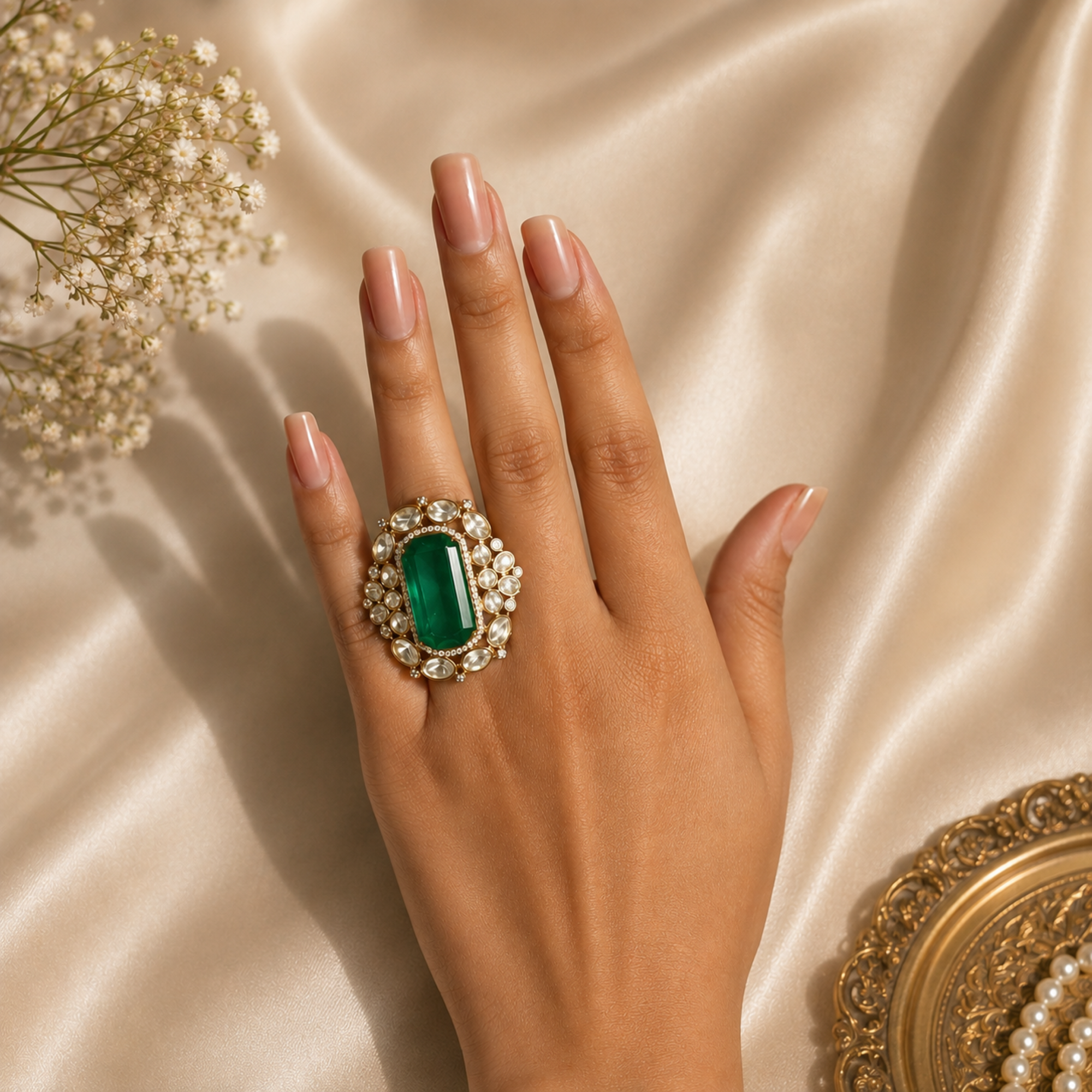 Kritika Moissanite Designer Ring