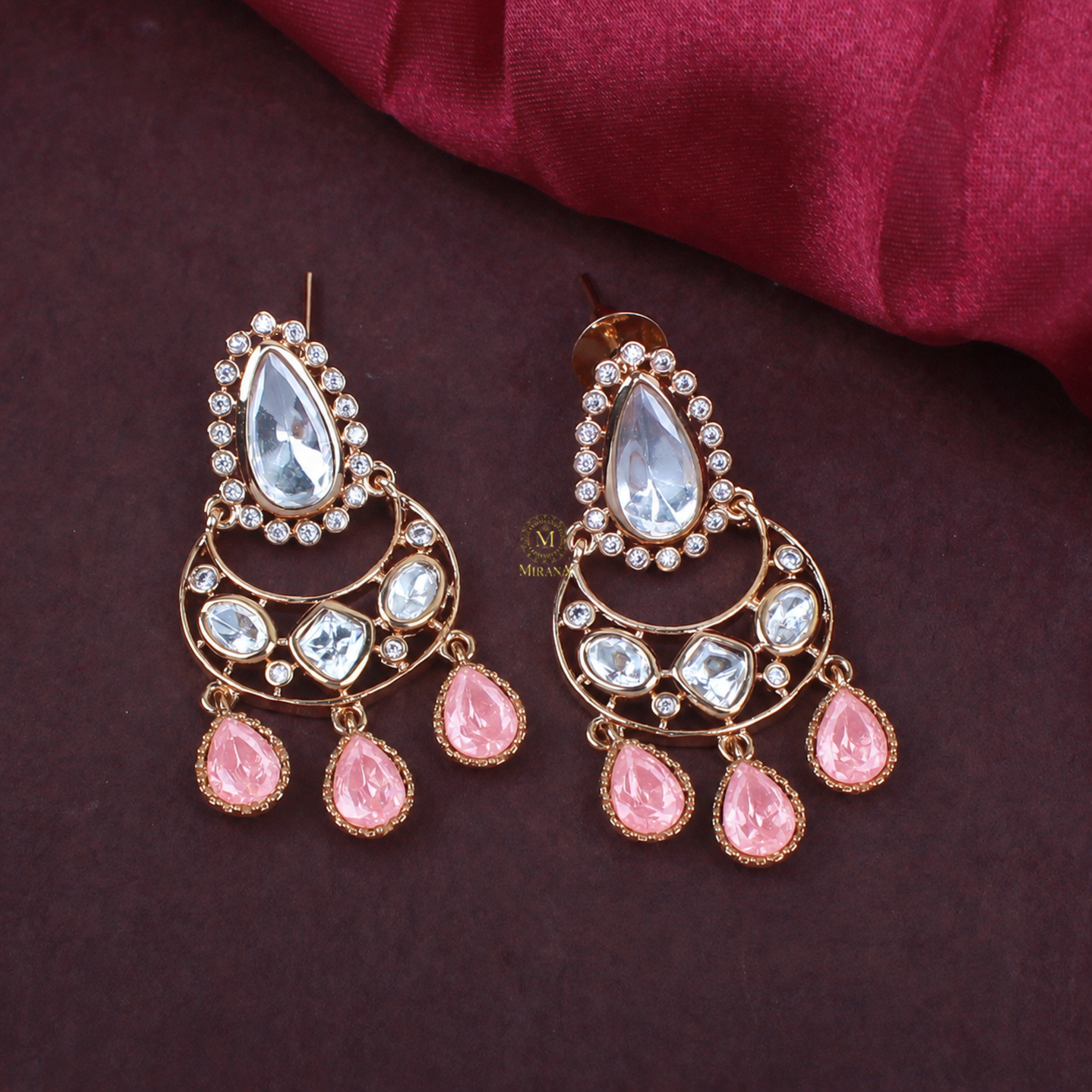 Inaya Polki Designer Earrings