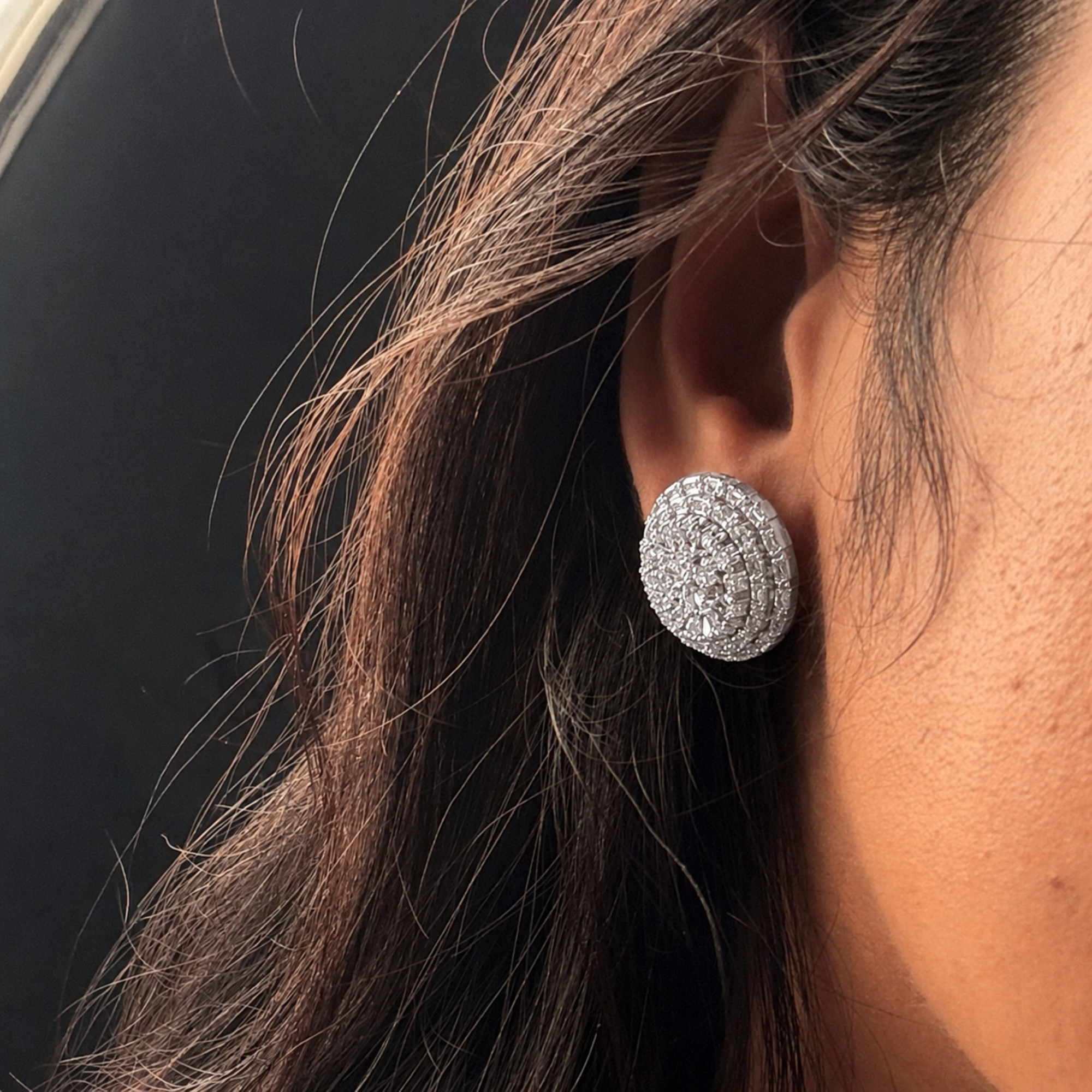 Annie CZ Designer Studs