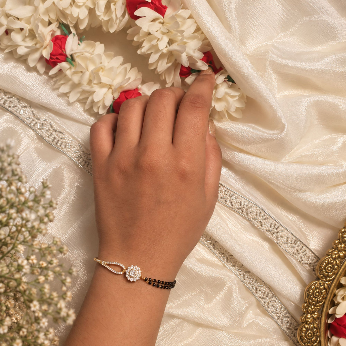 Jivisha CZ Designer Mangalsutra Bracelet