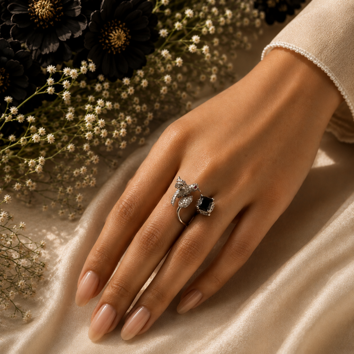 Lucy CZ Designer Ring