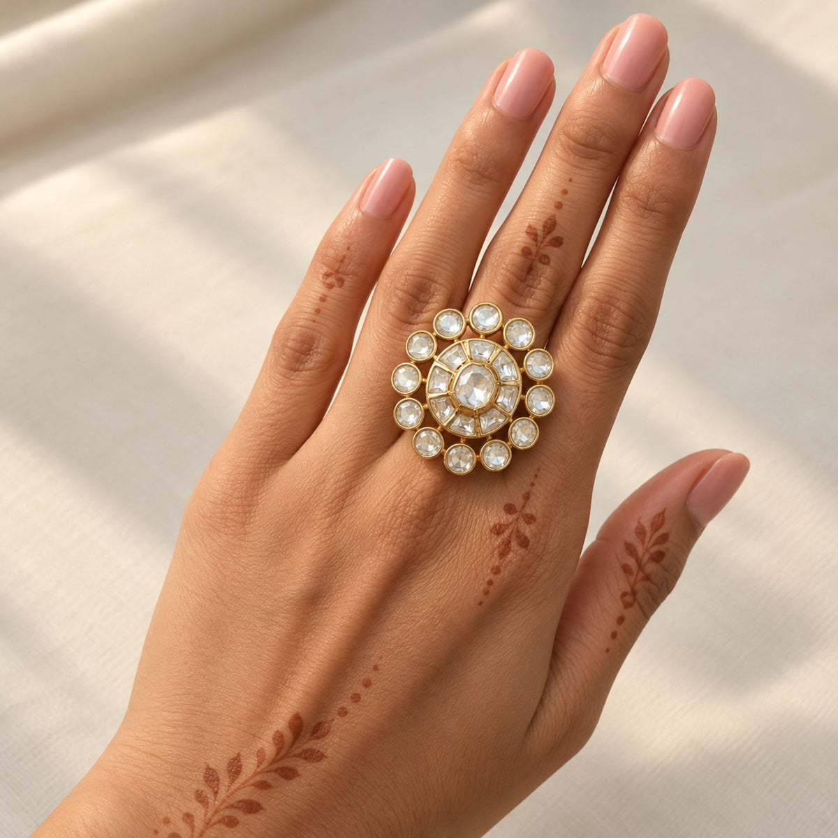 Paridhi Moissanite Designer Ring