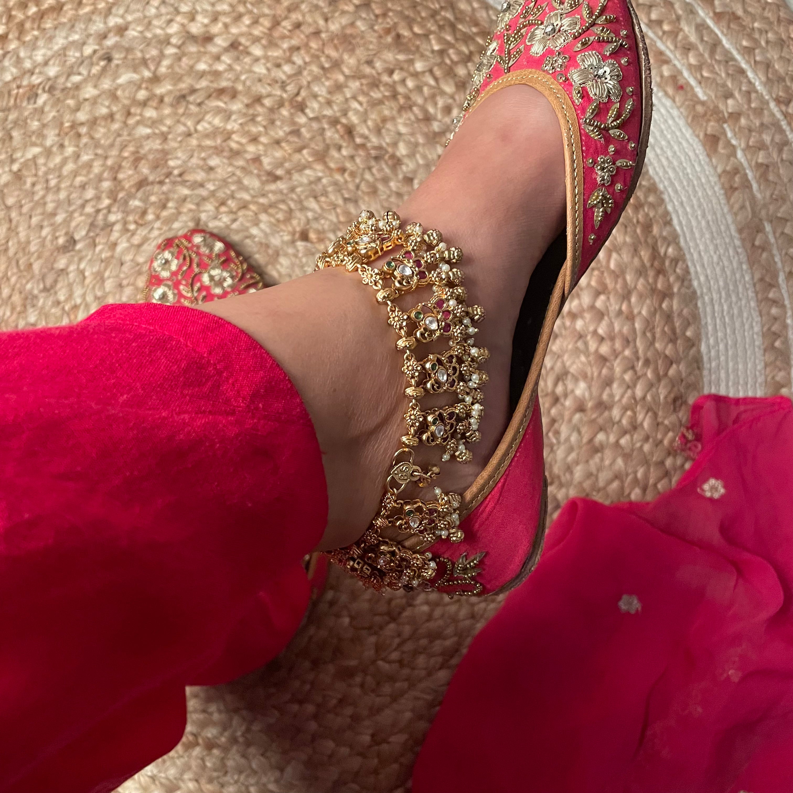 Medha Antique Anklets