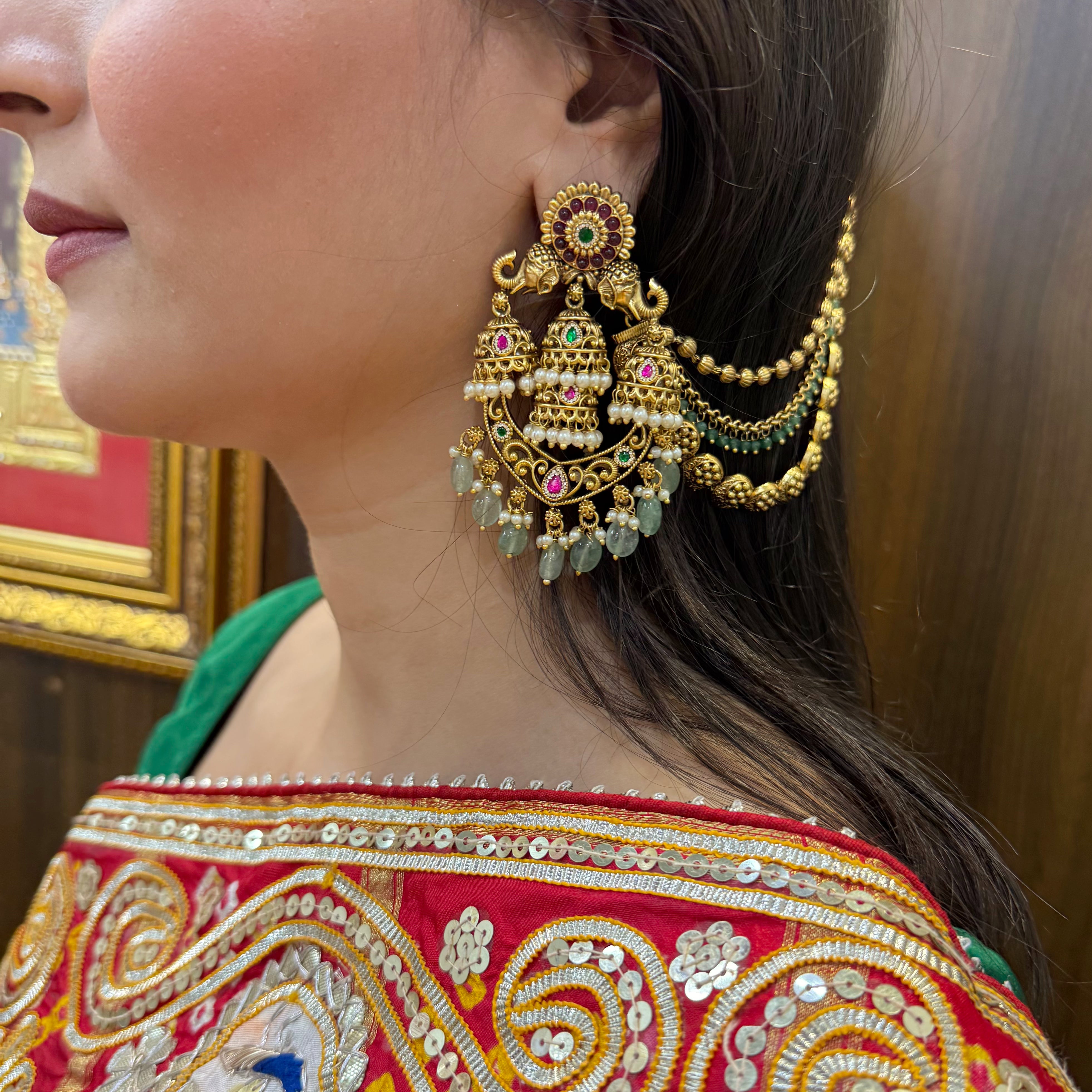 Shivi Antique Designer Chandbali