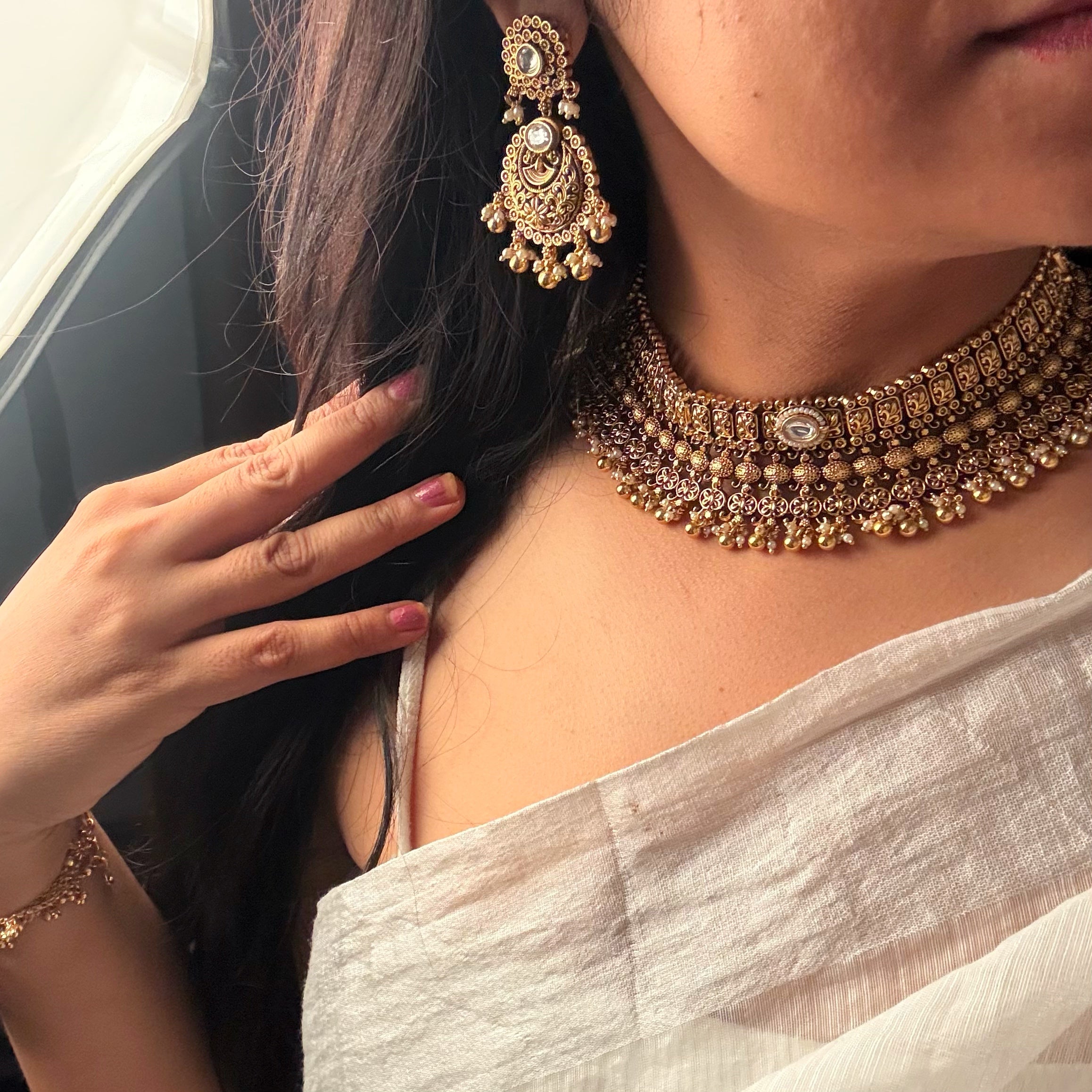 Ramona Antique Choker Set