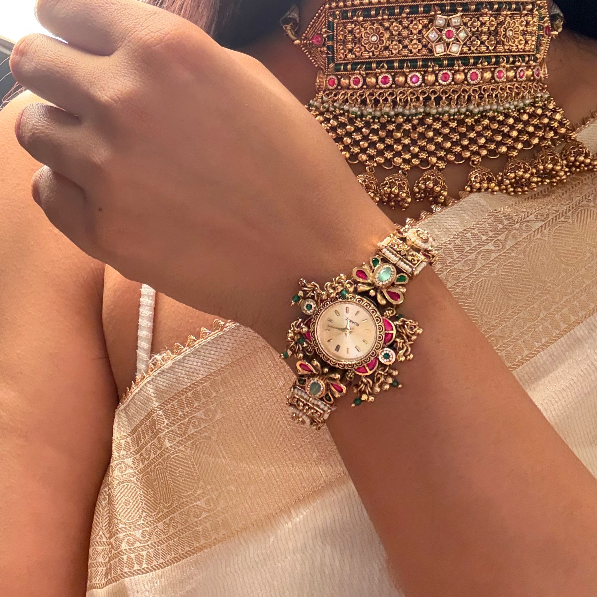 Dhara Antique Designer Watch Bracelet