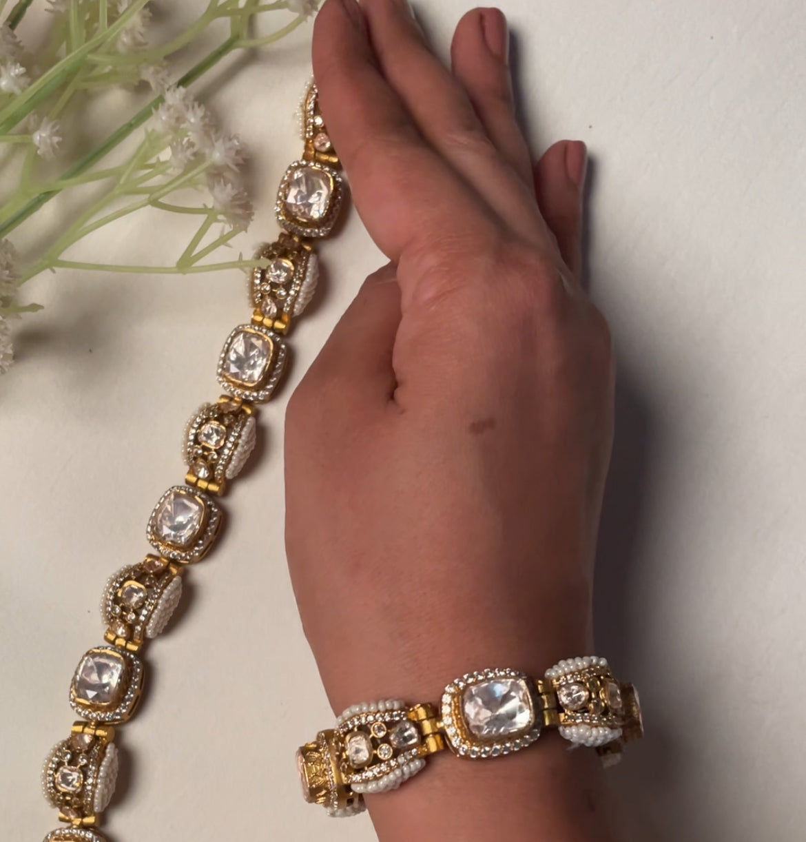 Reena Moissanite Designer Bracelet