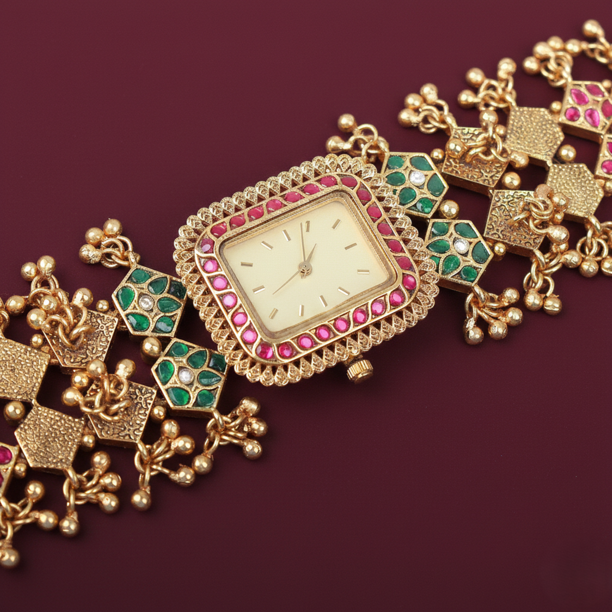 Saanjh Antique Designer Watch Bracelet