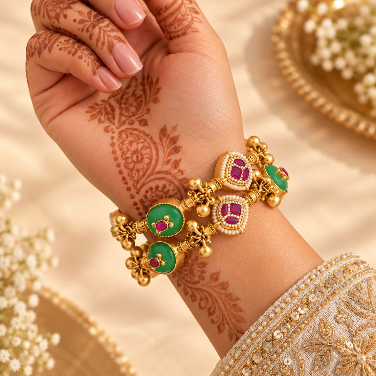 Kishori Antique Designer Bangles