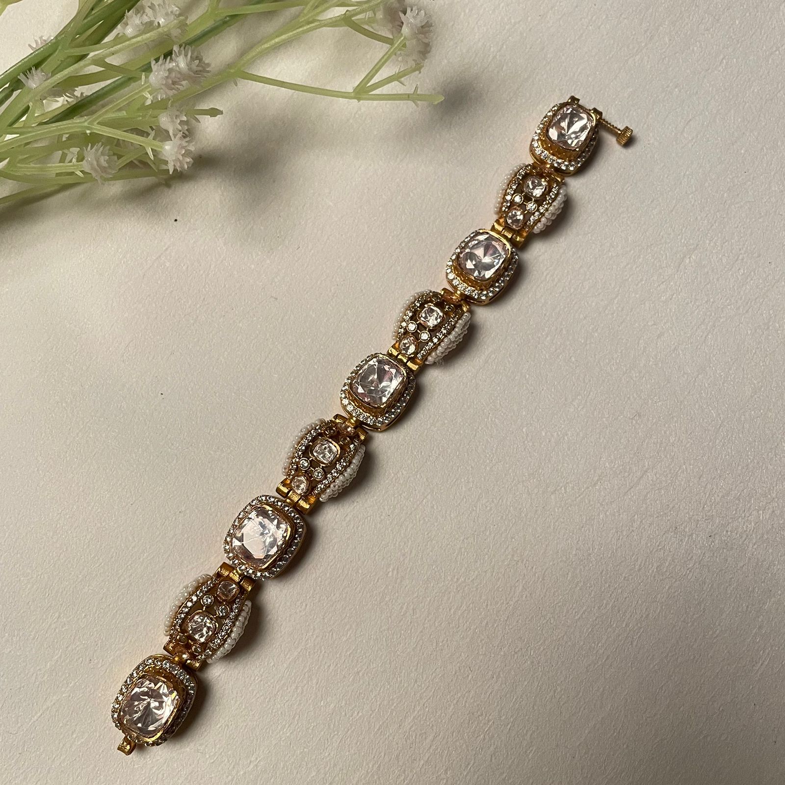 Reena Moissanite Designer Bracelet