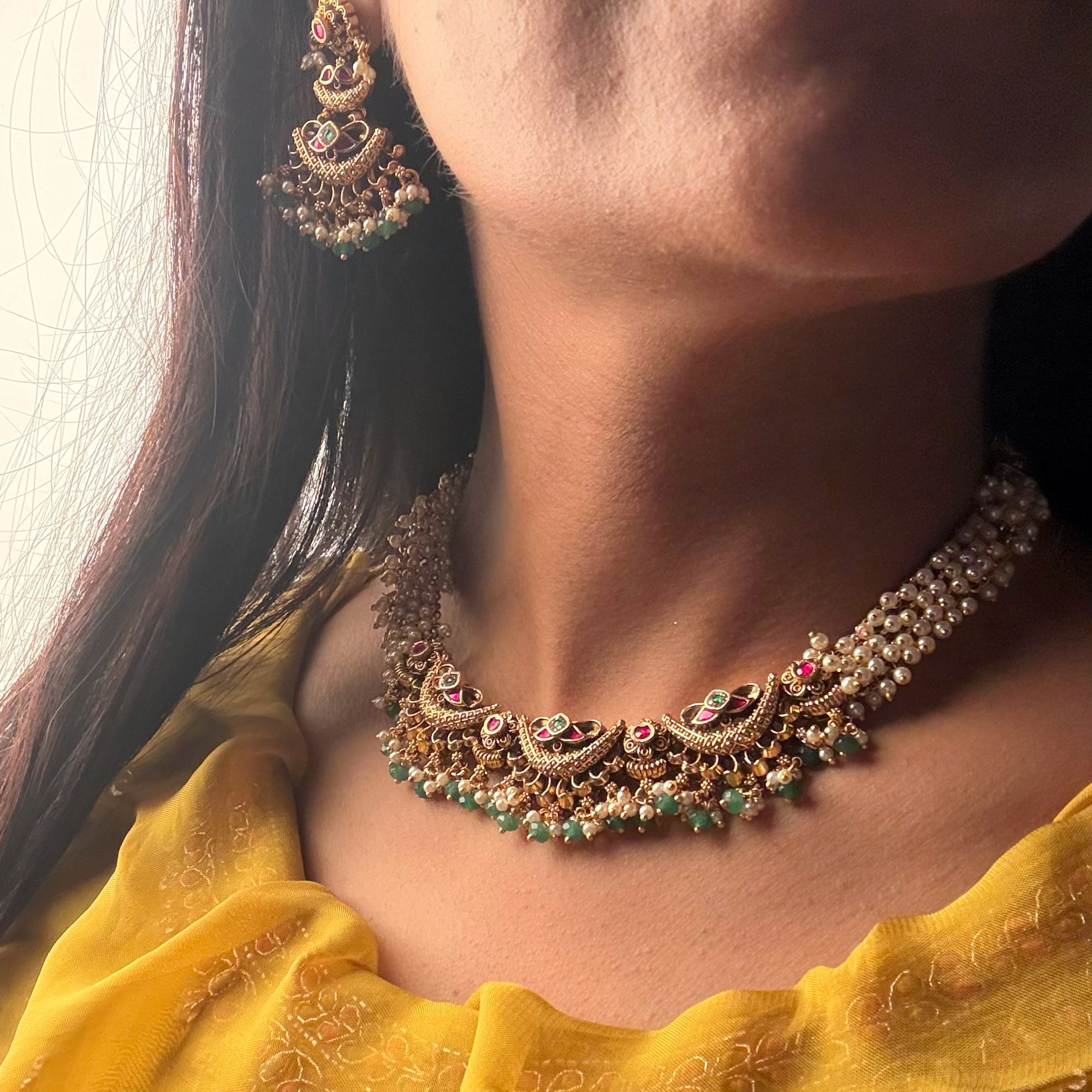 Sikashi Antique Designer Necklace Set