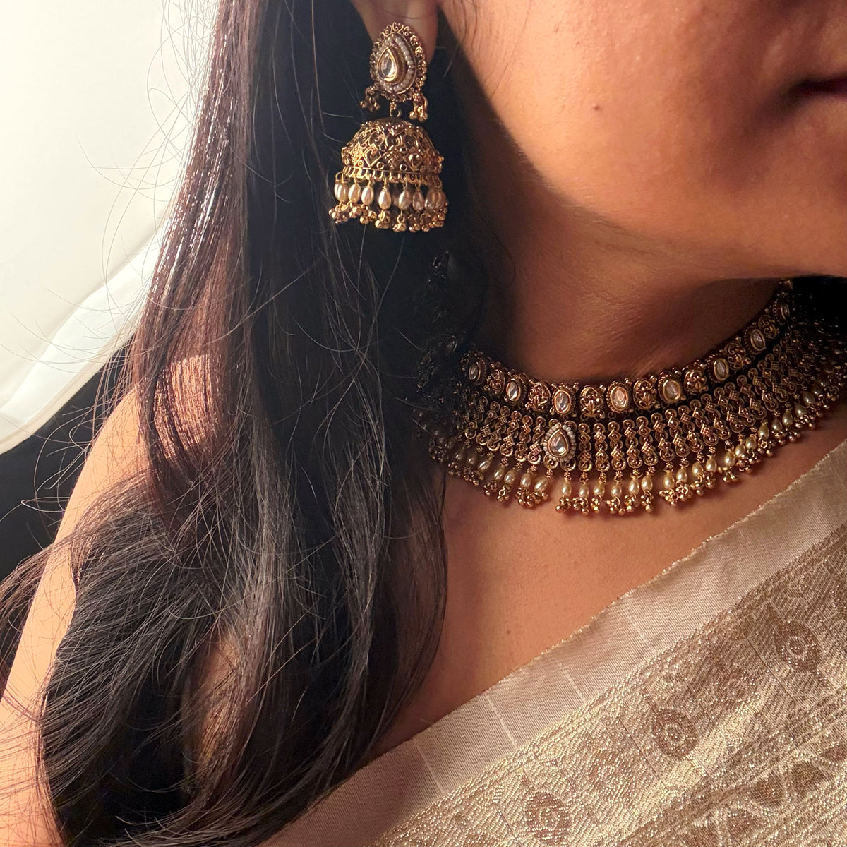 Sahiba Antique Designer Bridal Choker Set