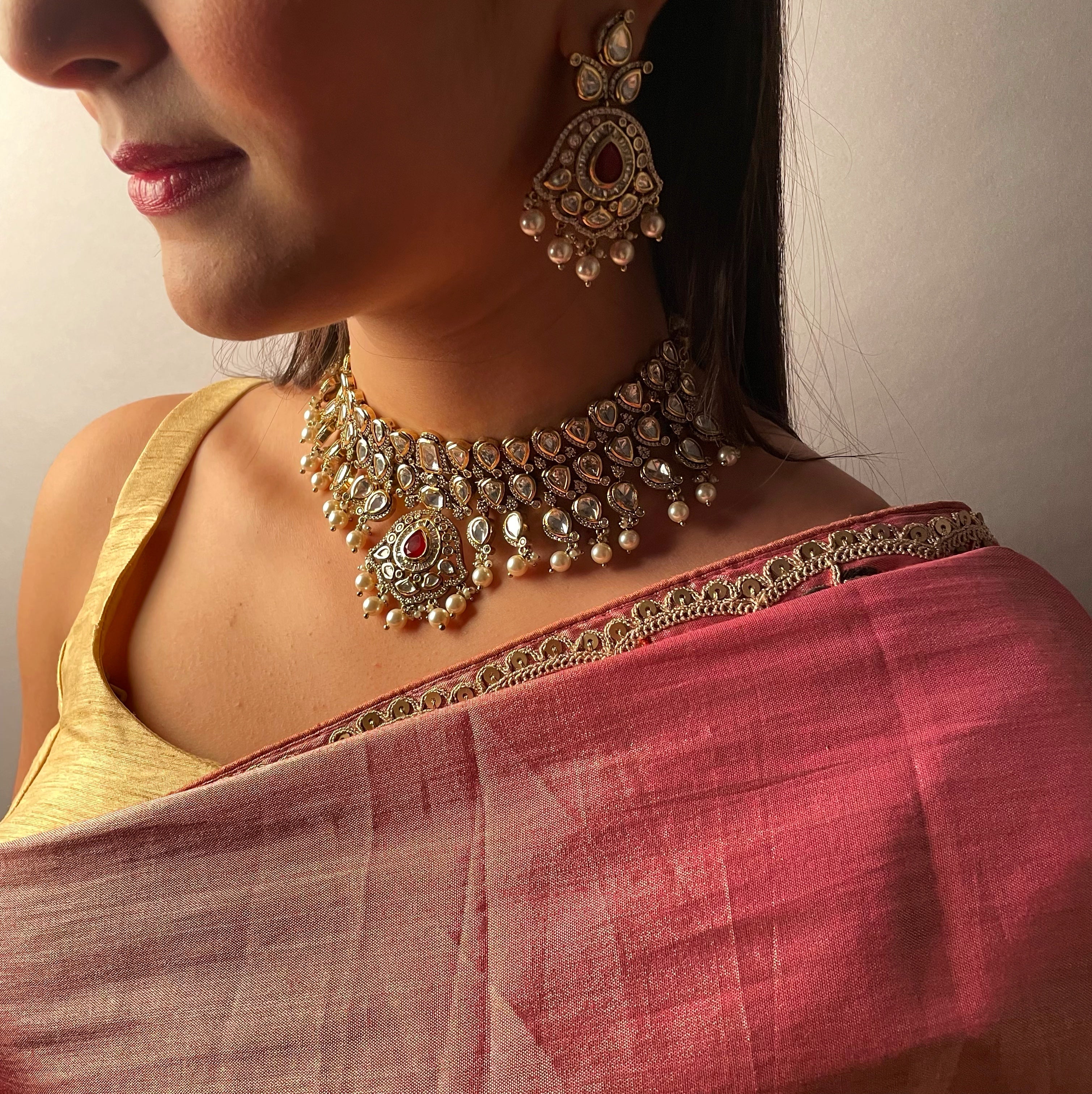 Daamini Polki Bridal Choker Set