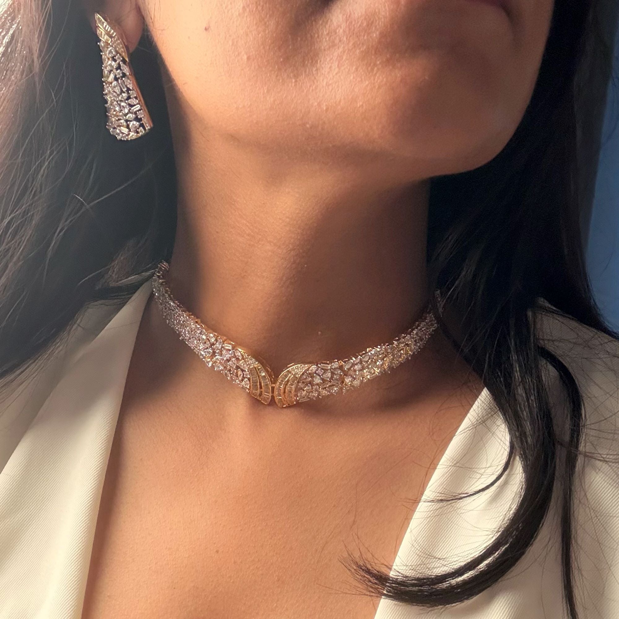 Alizi CZ Designer Choker Set