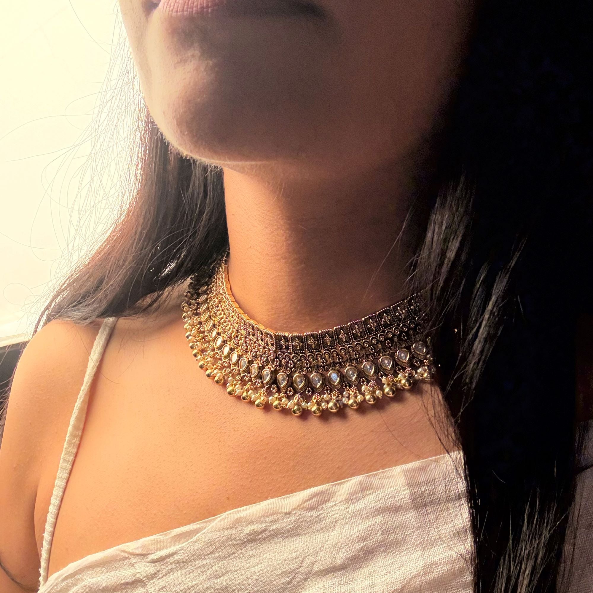 Devlina Antique Designer Choker Set