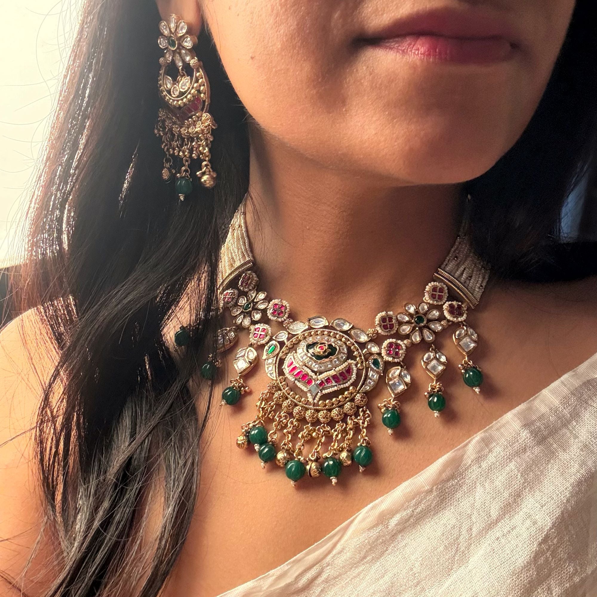 Ruti Antique Designer Necklace Set