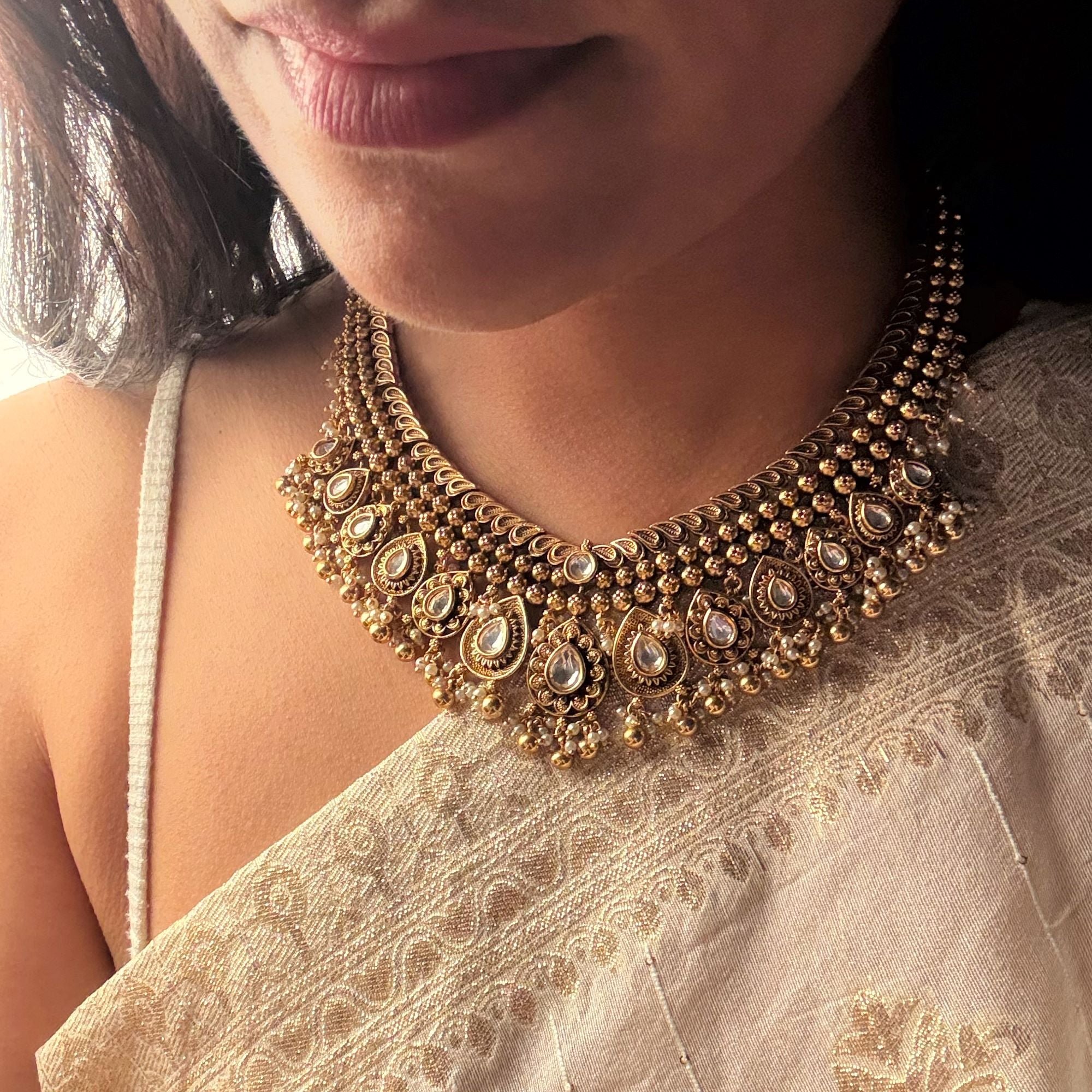 Sonika Antique Necklace Set
