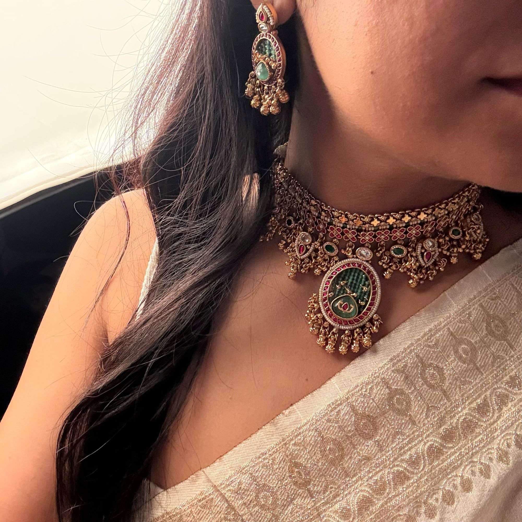 Sunidha Antique Designer Choker Set
