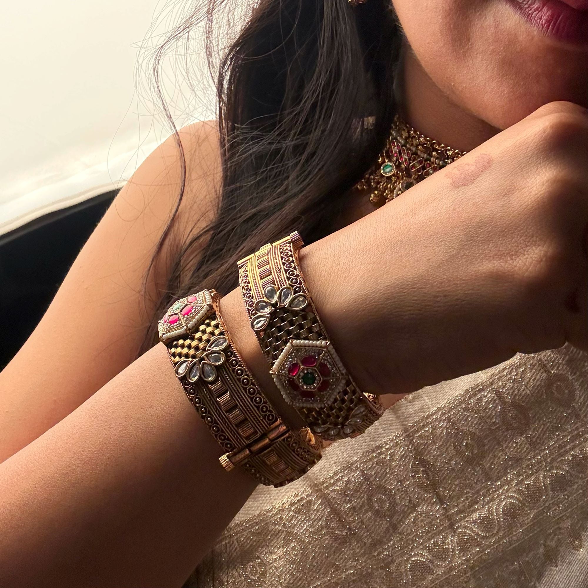 Triyashi Antique Designer Bangles