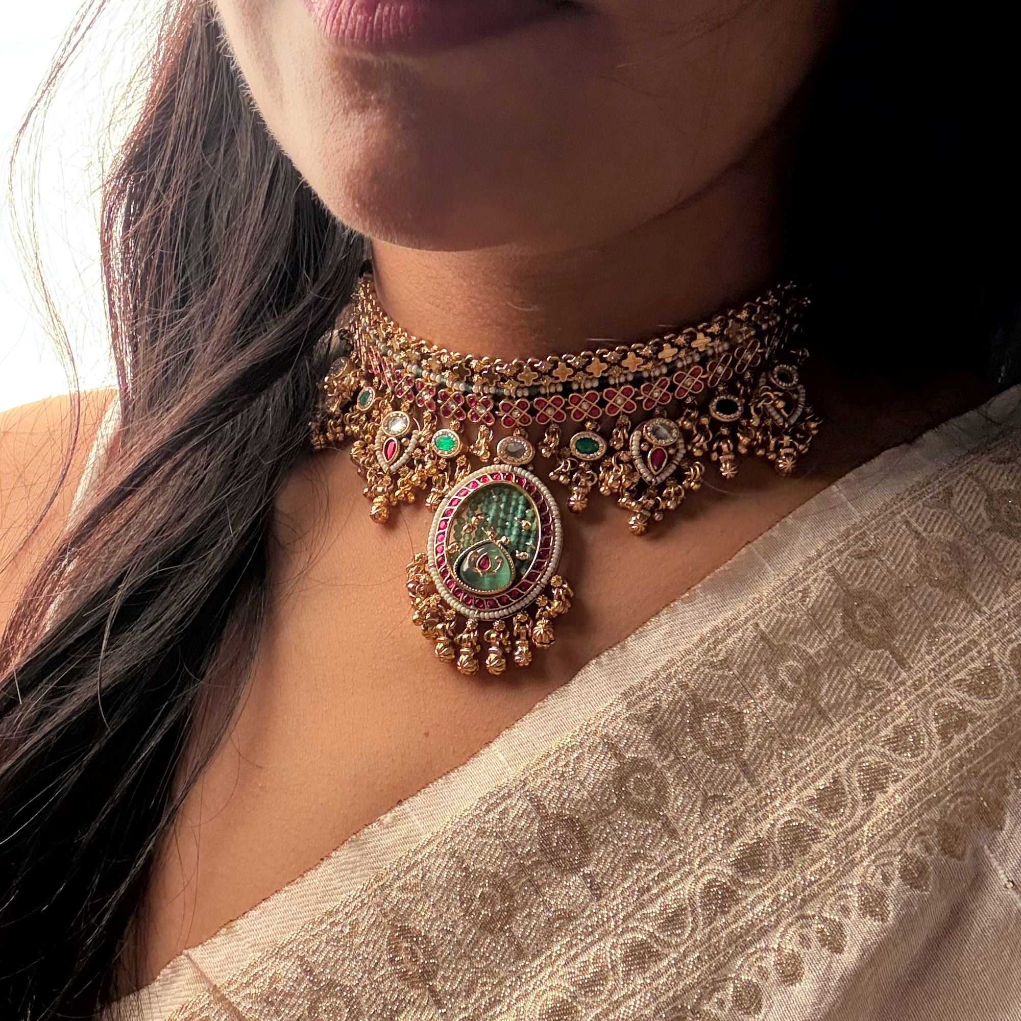 Sunidha Antique Designer Choker Set
