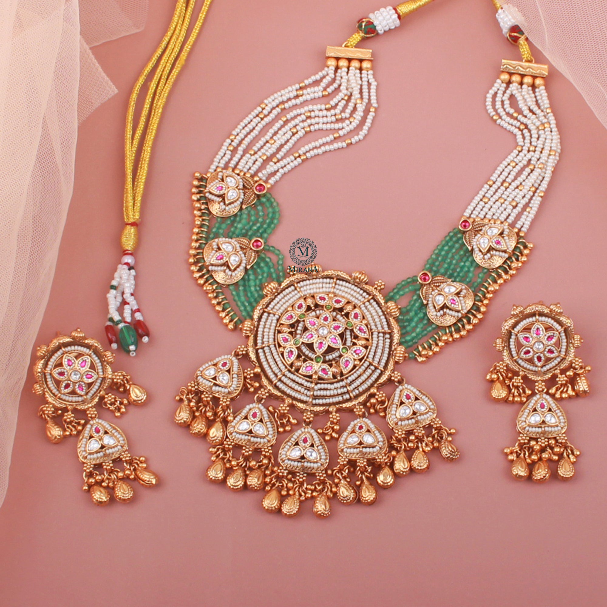 Shriya Antique Designer Necklace Set