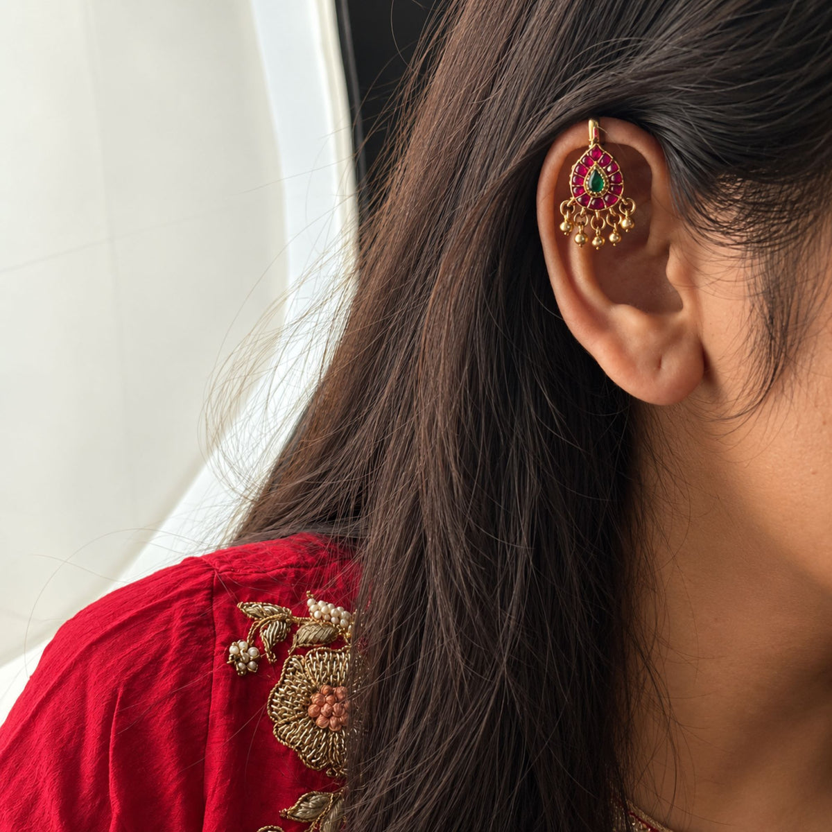 Jivisha Antique Bugadi Earrings
