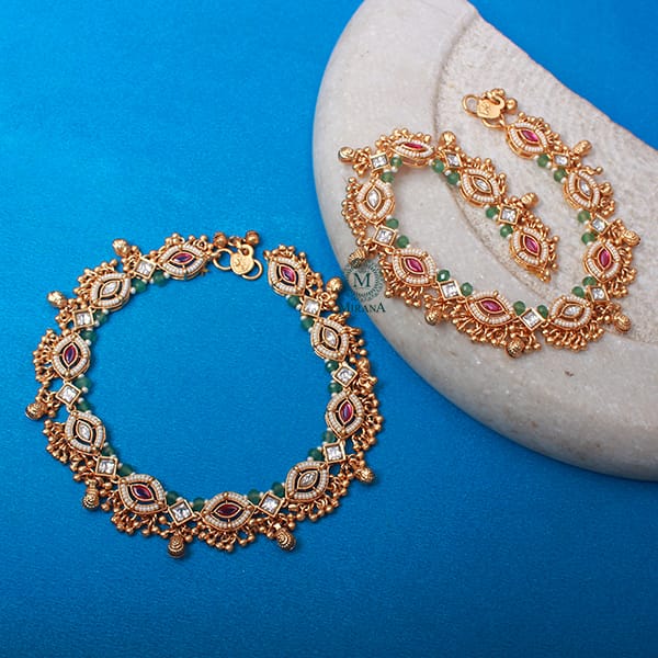 Saachi Antique Designer Anklets