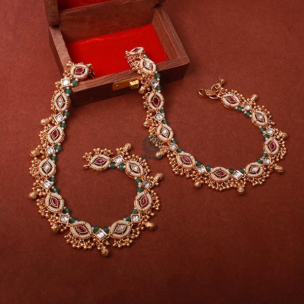 Saachi Antique Designer Anklets