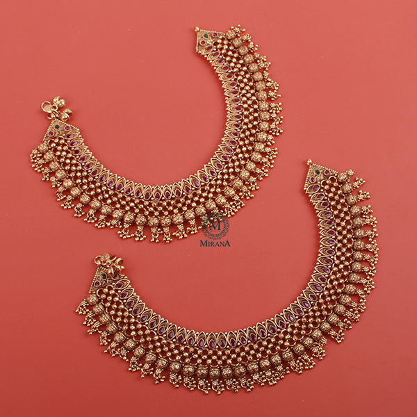 Kriti Antique Designer Anklets