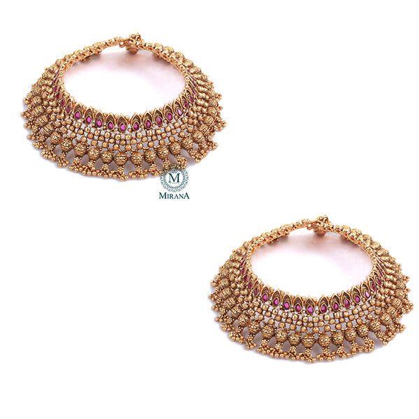 Kriti Antique Designer Anklets
