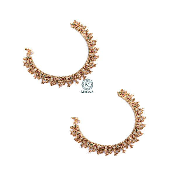 Namami Antique Designer Anklets
