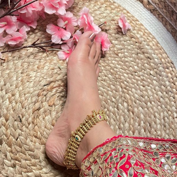 Harita Antique Designer Anklets