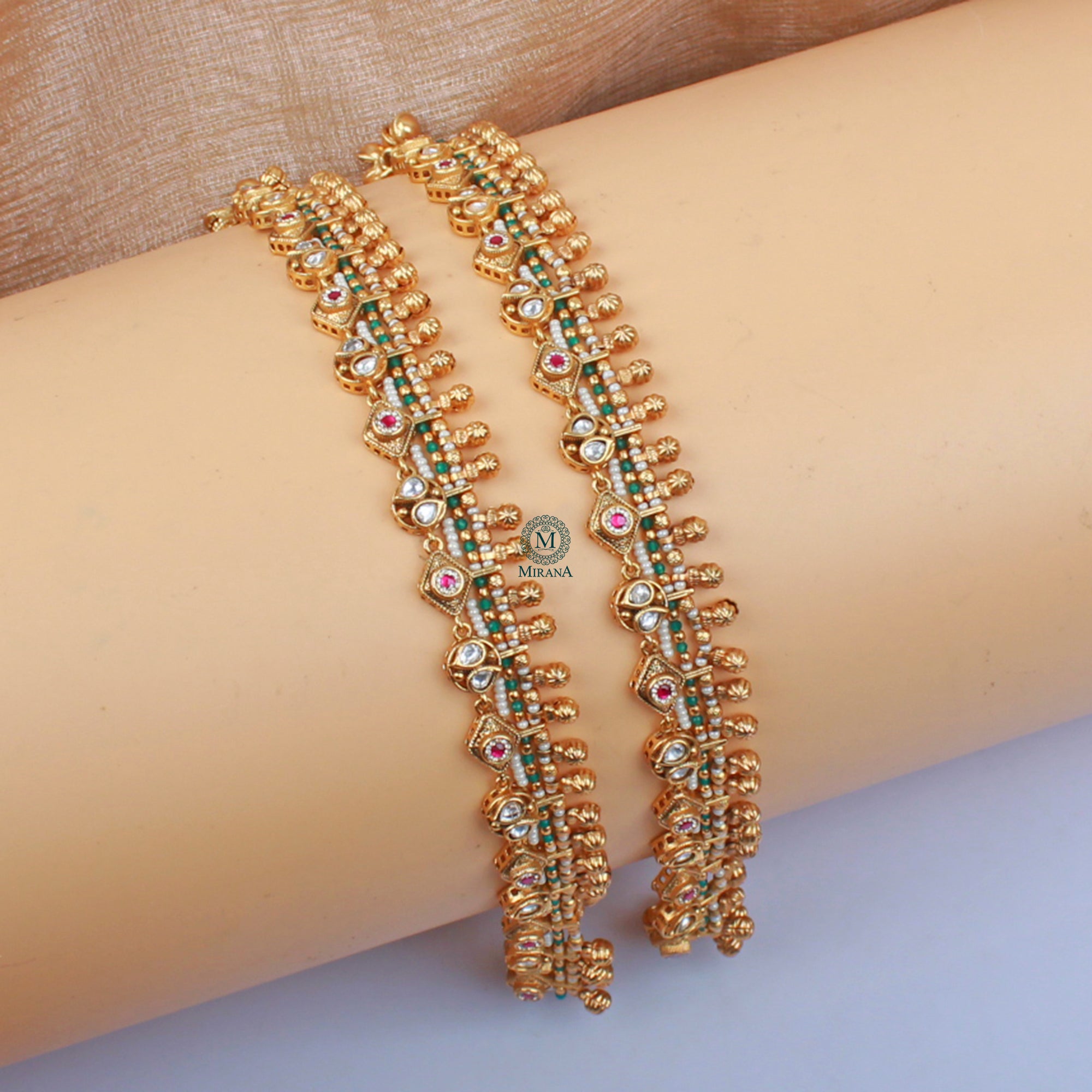 Arohi Antique Designer Anklets