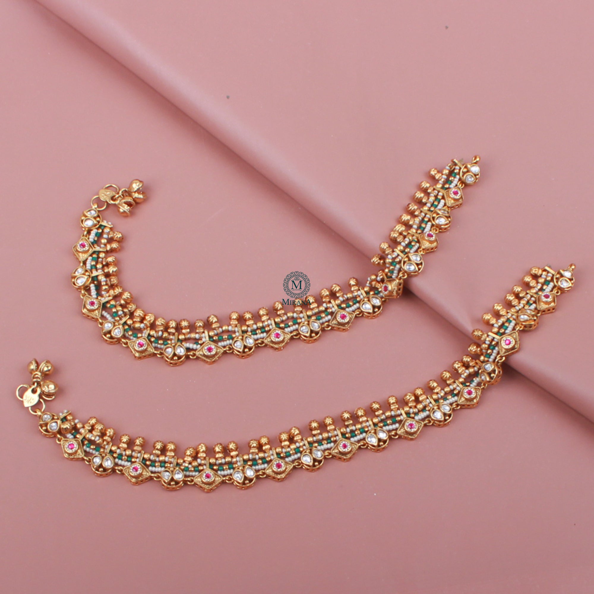 Arohi Antique Designer Anklets