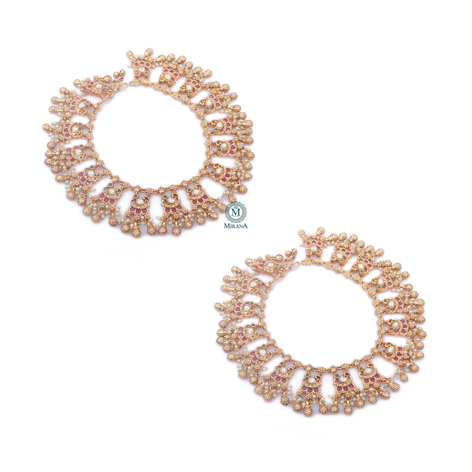 Medha Antique Anklets
