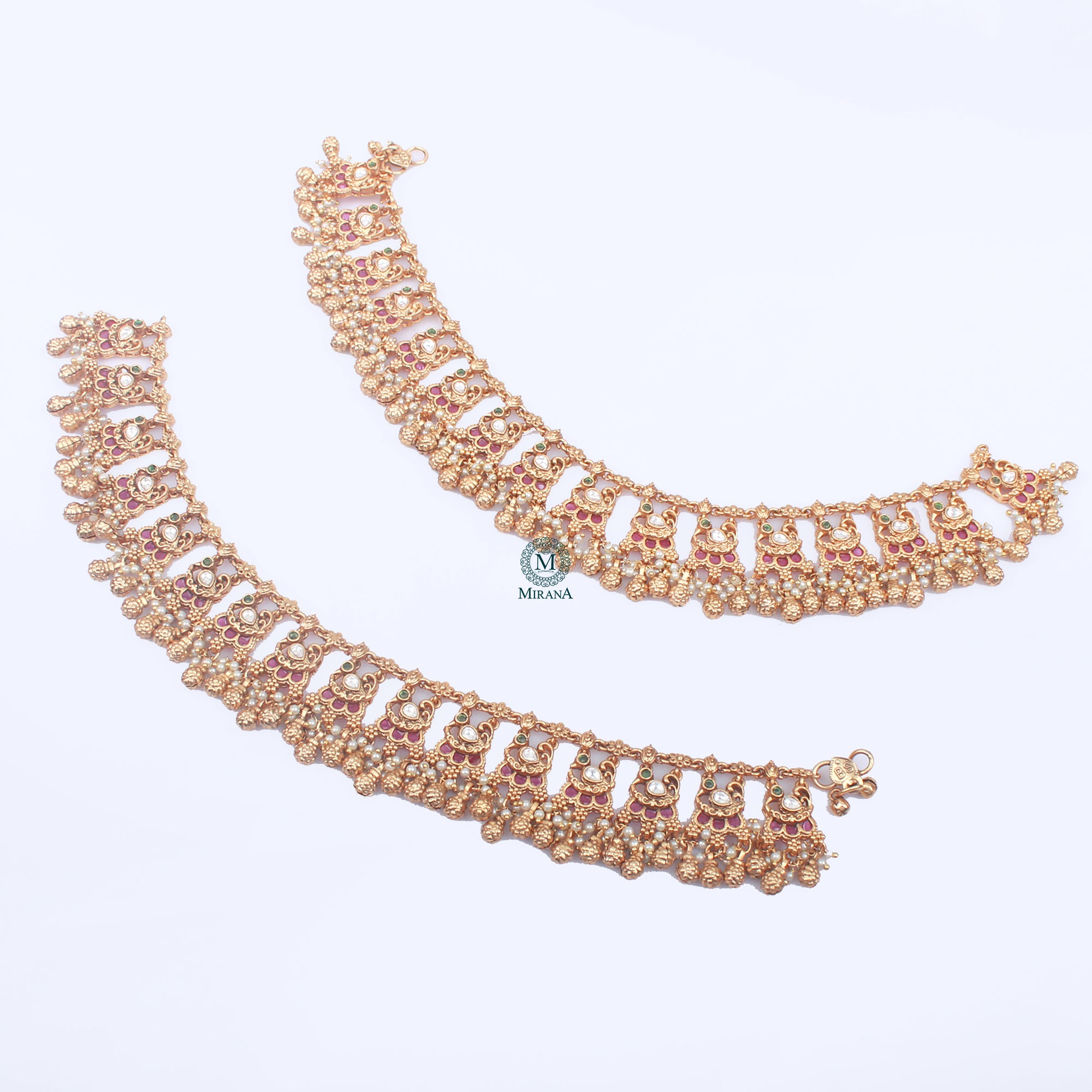 Medha Antique Anklets