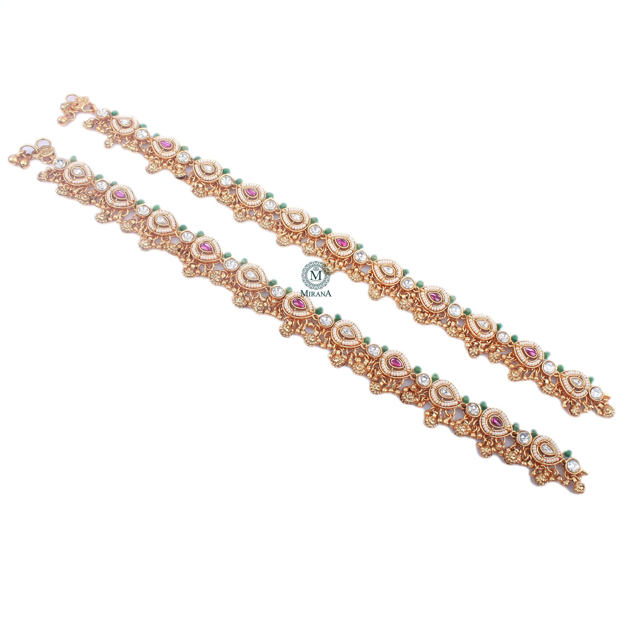 Sandhya Antique Anklets