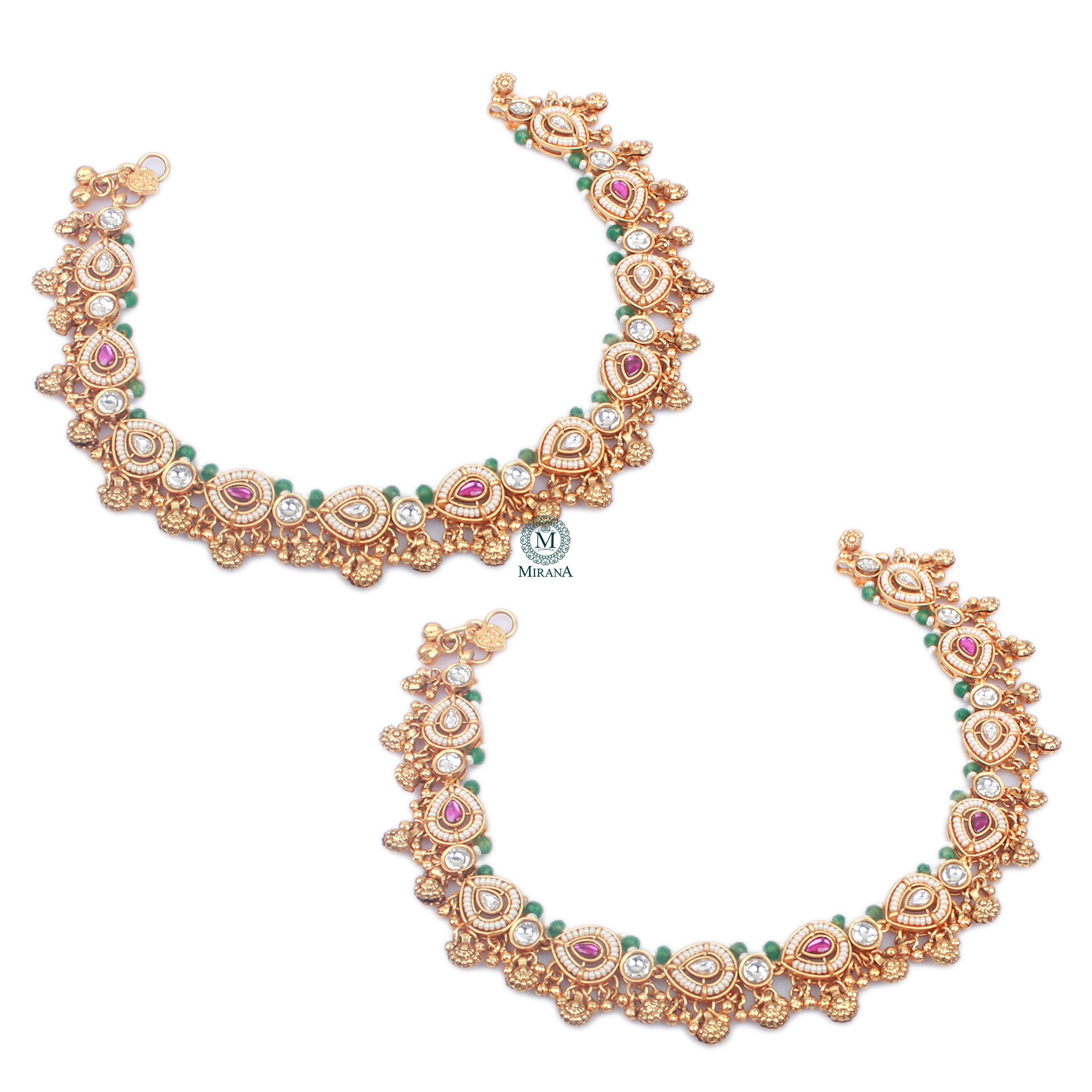 Sandhya Antique Anklets