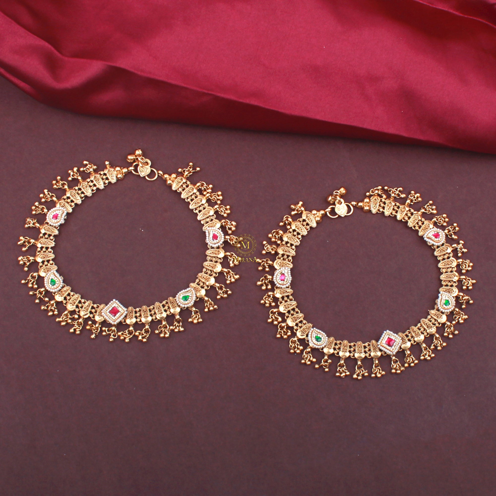 Vandini Antique Anklets