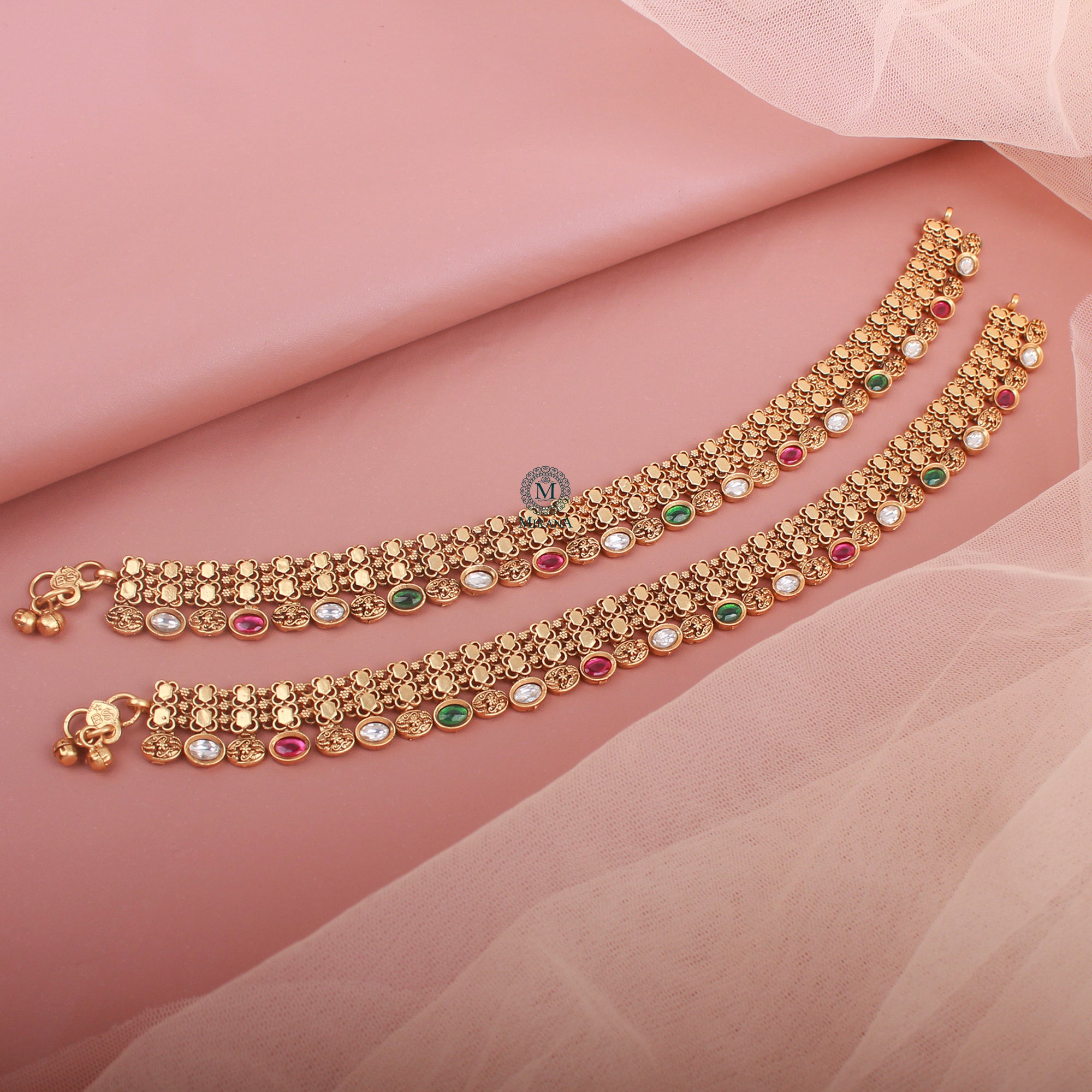Saachi Antique Designer Anklets