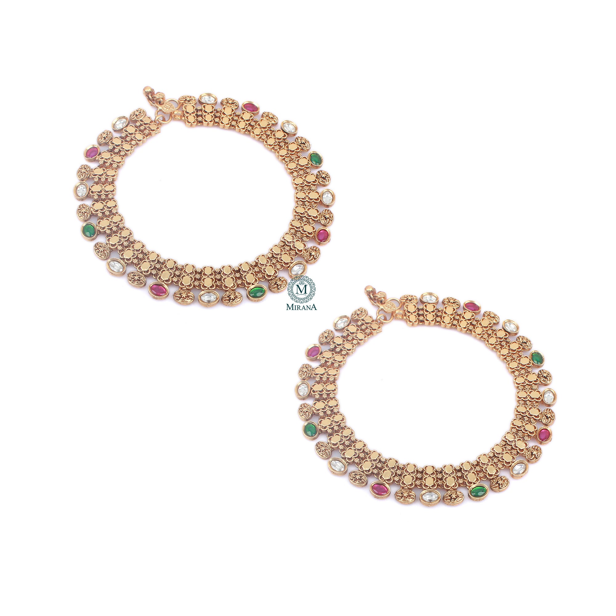 Saachi Antique Designer Anklets