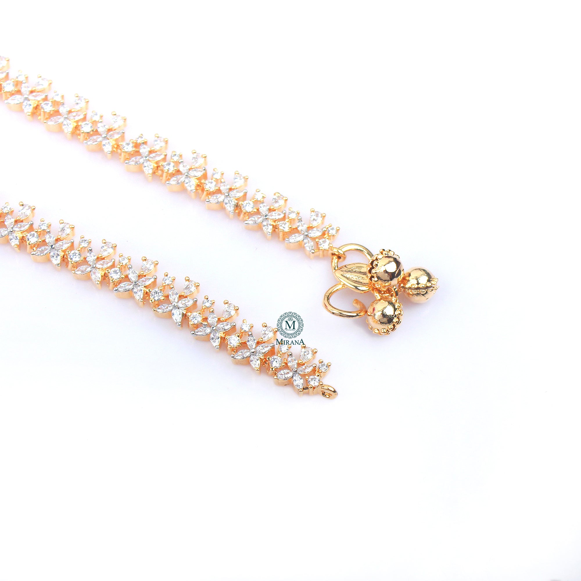 Krisha CZ Designer Anklet