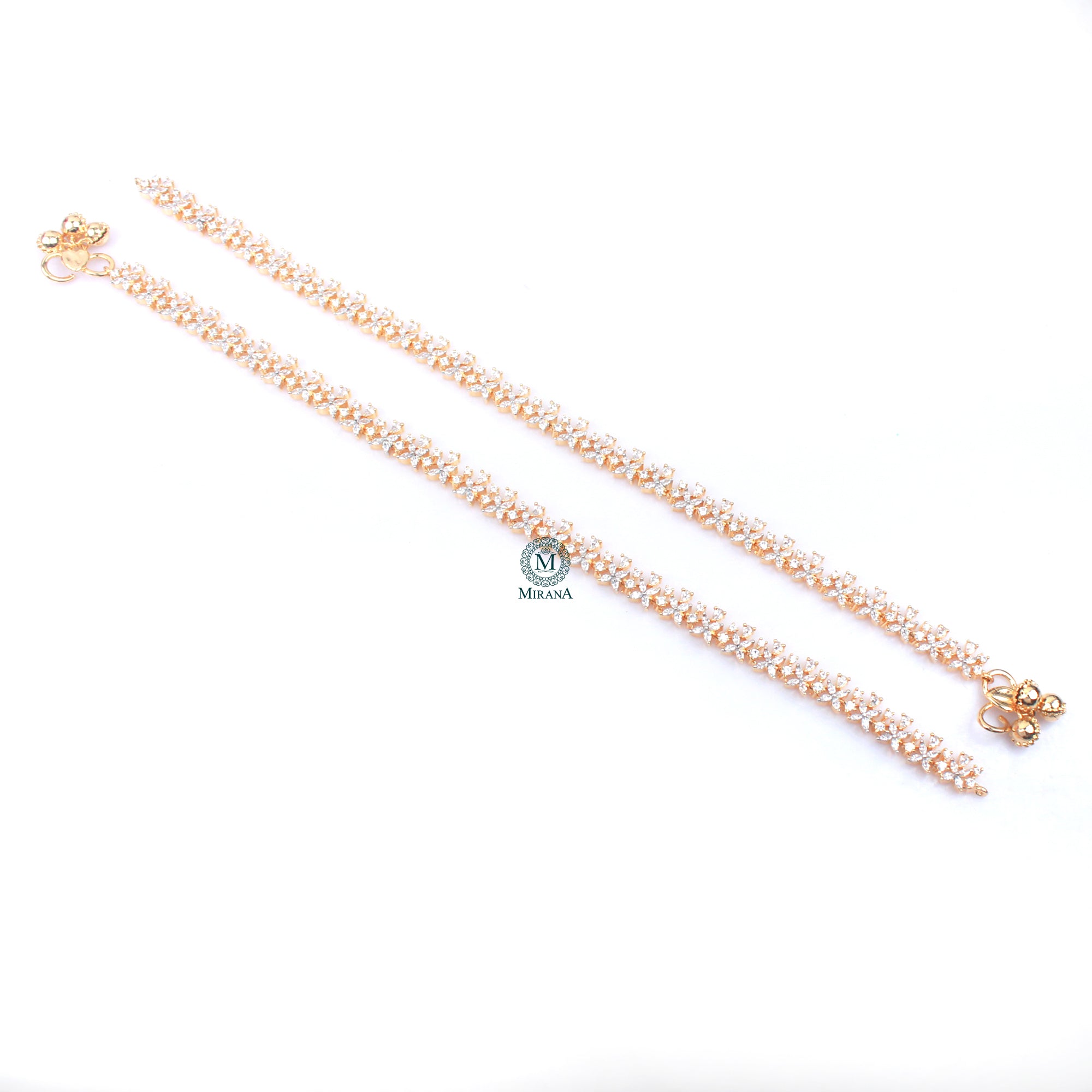 Krisha CZ Designer Anklet